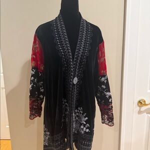 John Mark Velvet Statement Kimomo Jacket